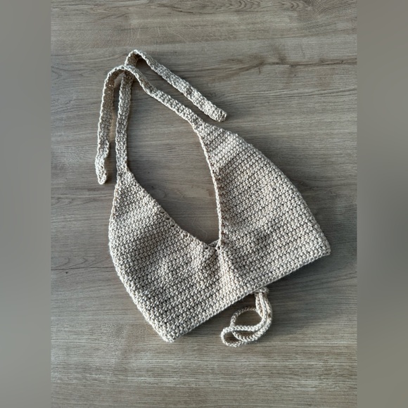 Hand crochet halter top - Picture 1 of 4
